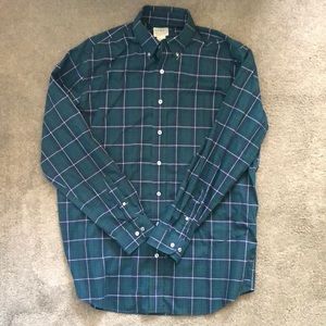 Long sleeve plaid L.L. Bean TALL shirt
